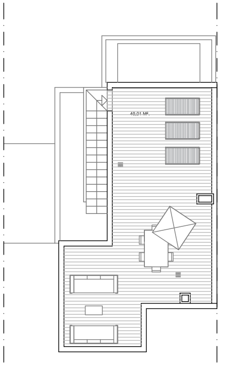 Plan piętra dla Villa ref 4167 dla sale w SANTIAGO DE LA RIBERA Hiszpania - Murcia Dreams