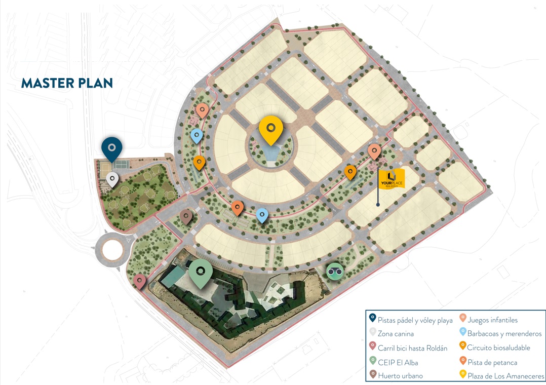 Plan piętra dla Villa ref 4213 dla sale w ROLDAN Hiszpania - Murcia Dreams