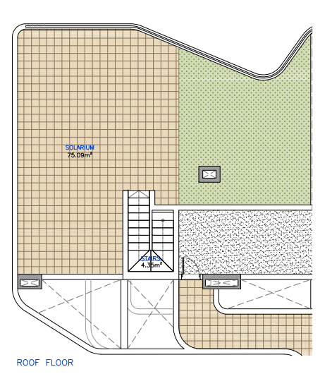 Plan piętra dla Apartment ref 4344 dla sale w LOS ALCAZARES Hiszpania - Murcia Dreams