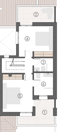 Plan piętra dla Apartment ref 4277 dla sale w LOS ALCAZARES Hiszpania - Murcia Dreams