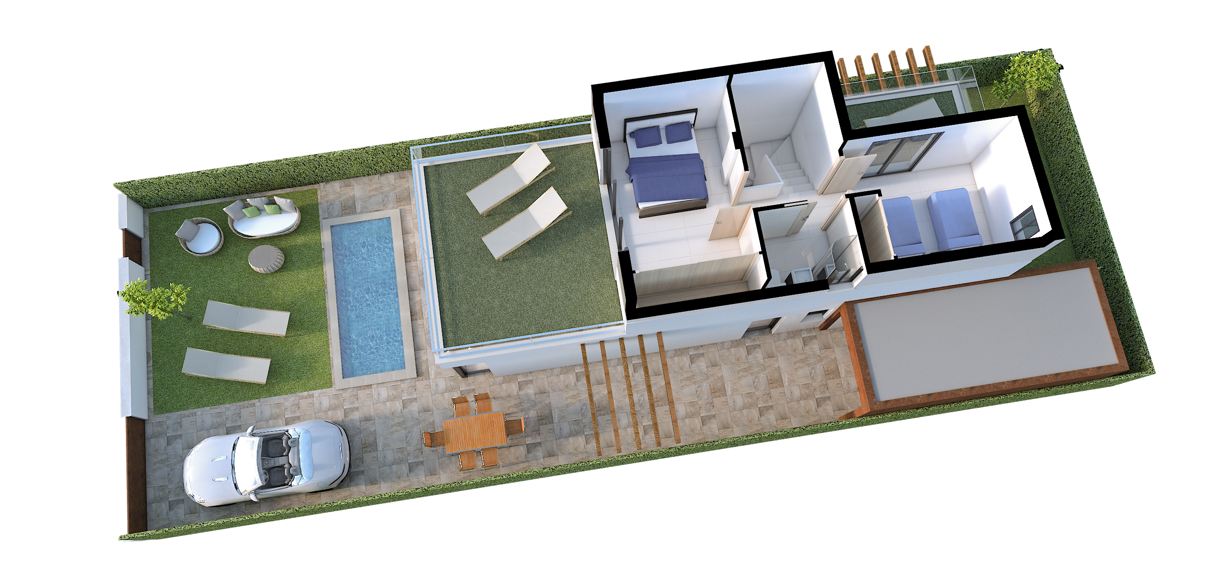 Floor plan for Villa ref 4090 for sale in LOS ALCAZARES Spain - Murcia Dreams