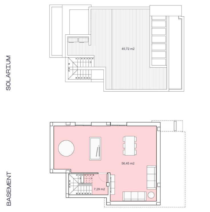 Floor plan for Luxury Villa ref 3725 for sale in Santa Rosalia Lake And Life Resort Spain - Murcia Dreams