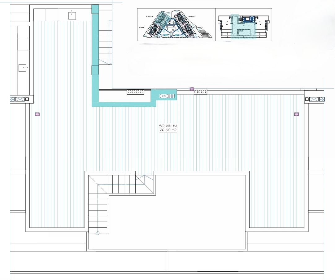 Plan piętra dla Apartment ref 4321 dla sale w SANTA ROSALIA LAKE AND LIFE RESORT Hiszpania - Murcia Dreams