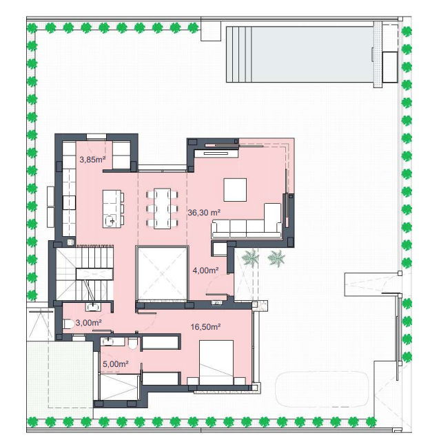 Floor plan for Villa ref 4348 for sale in SANTA ROSALIA LAKE AND LIFE RESORT Spain - Murcia Dreams