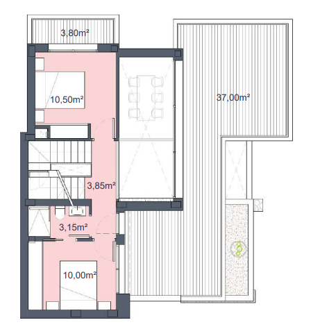 Floor plan for Villa ref 4348 for sale in SANTA ROSALIA LAKE AND LIFE RESORT Spain - Murcia Dreams